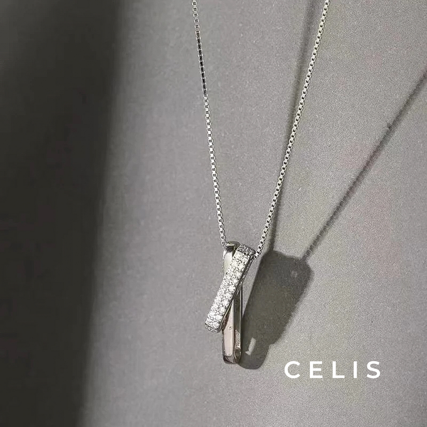 【Limited Item】 Dual Zirconia Necklace