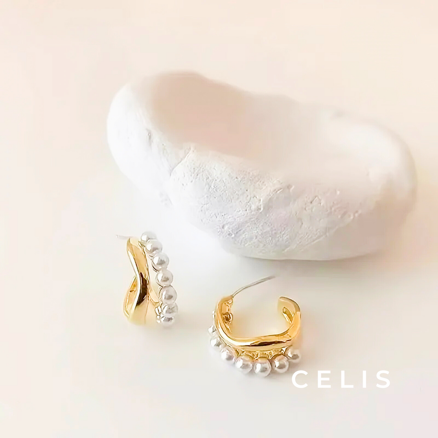 Dual Pearl Earrings