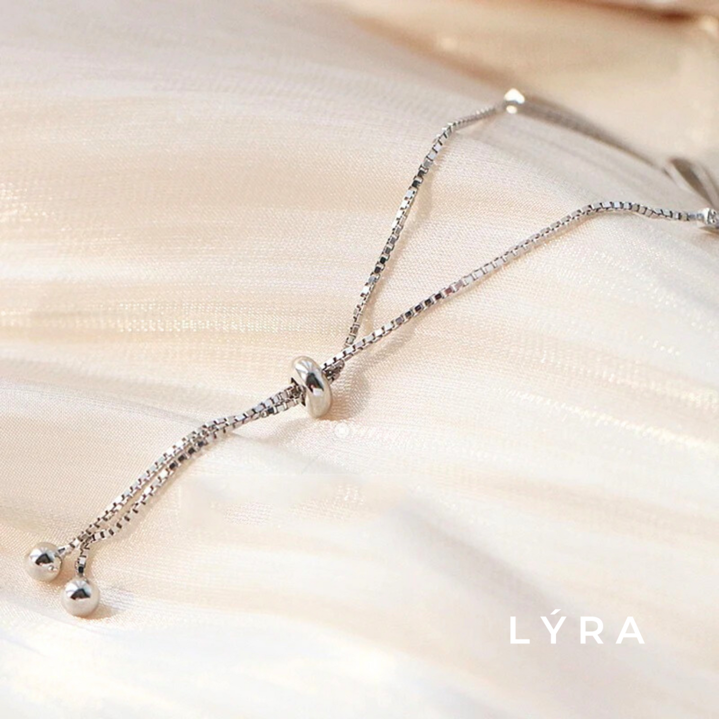 Ribbon Zirconia Bracelet