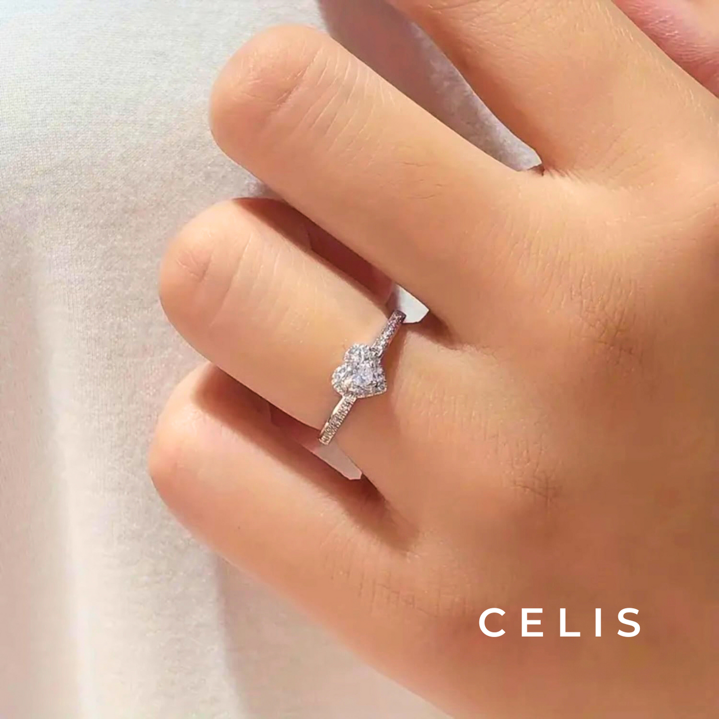 【Limited Item】 Heart Zirconia Ring