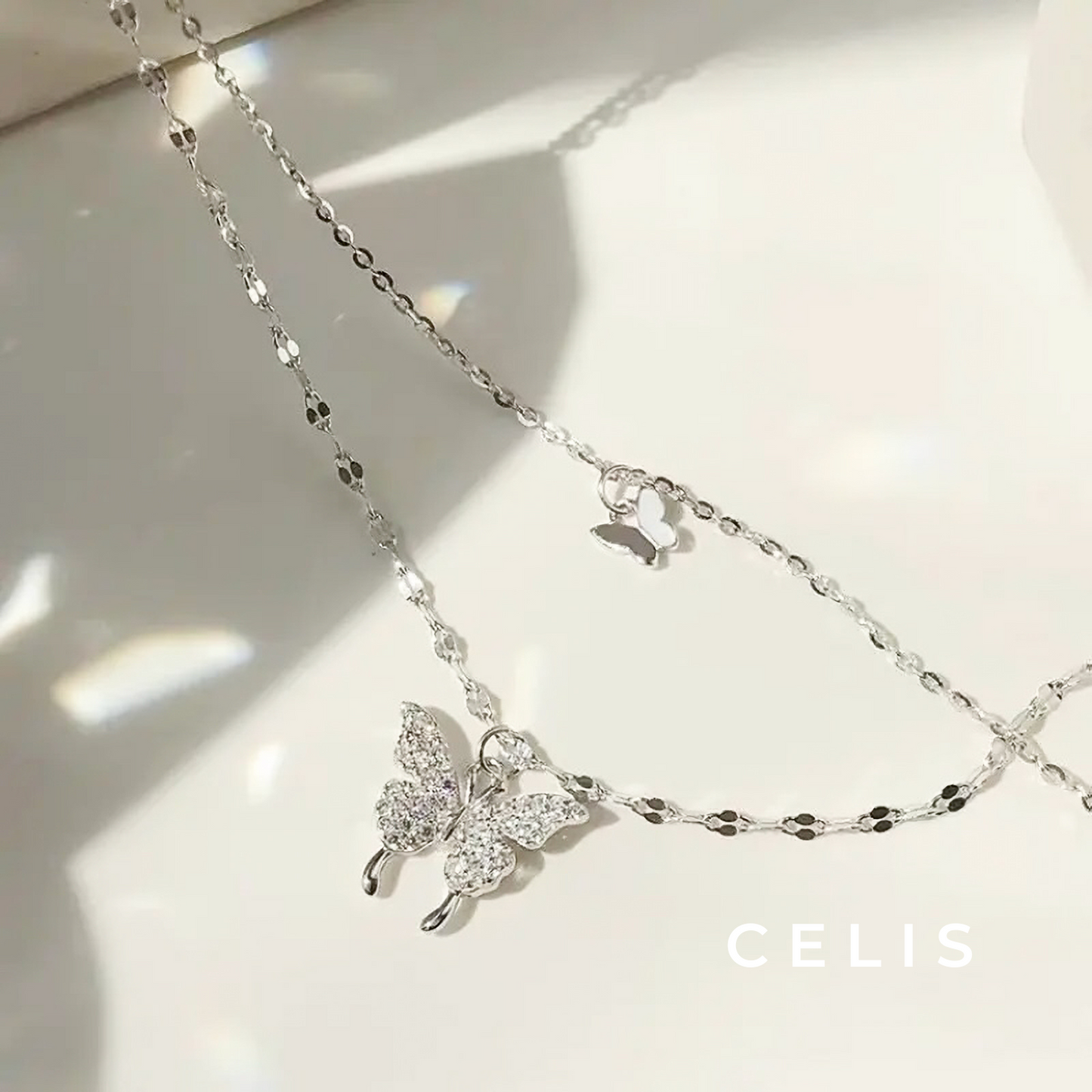 Butterfly Layered Necklace