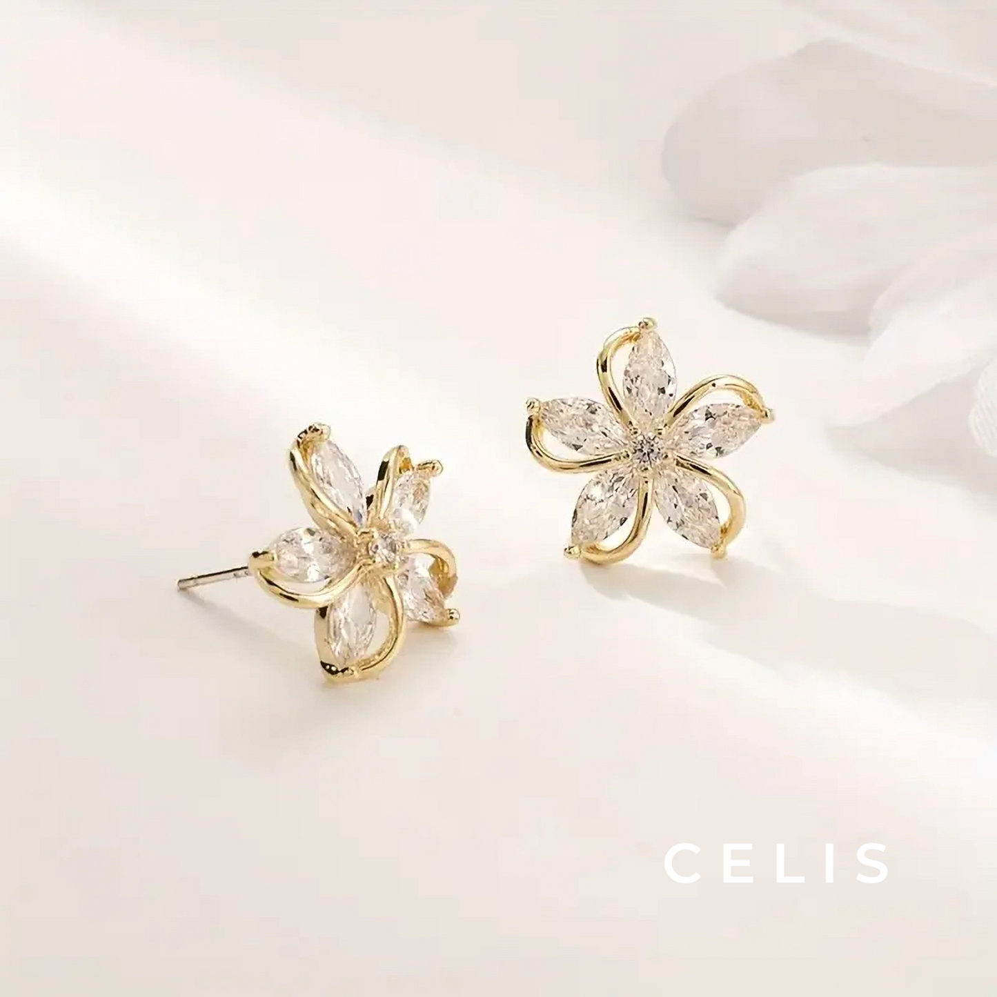 Shining Flower Earrings