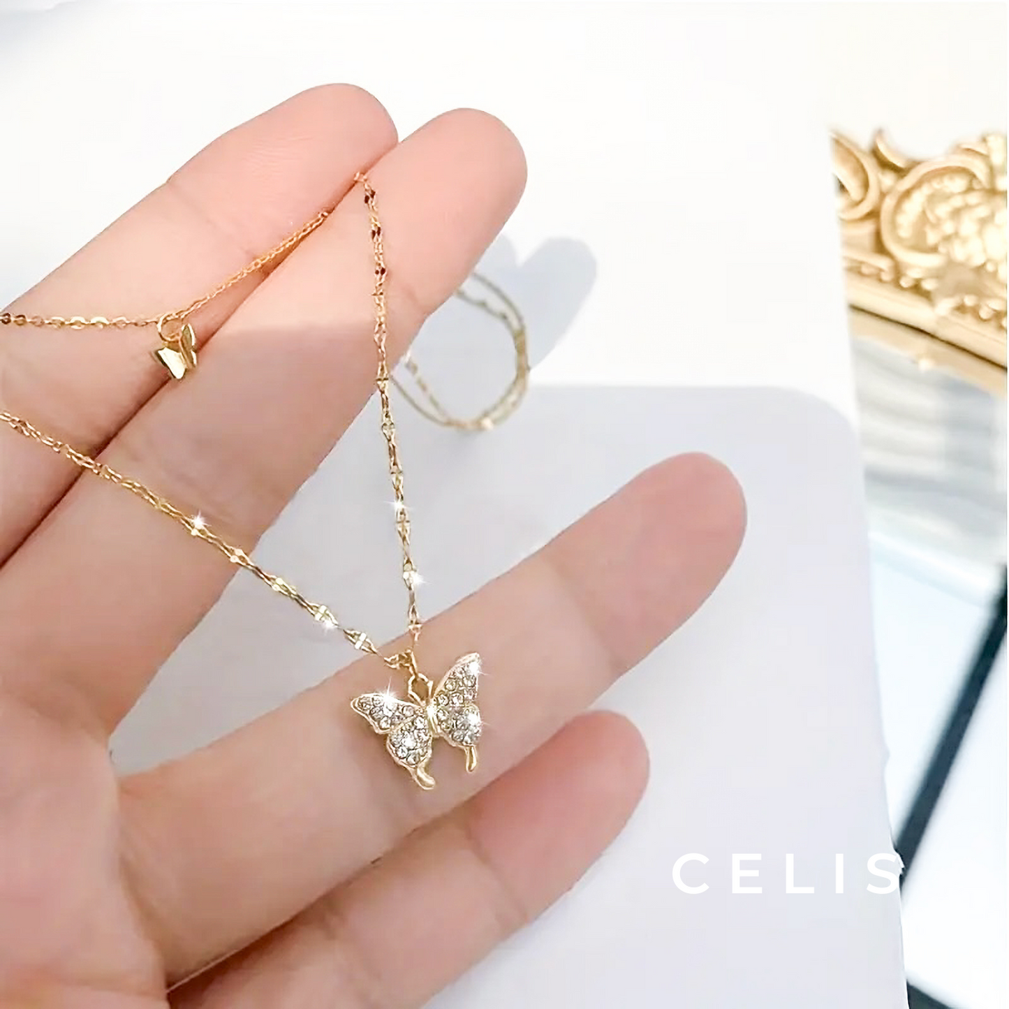 Butterfly Layered Necklace