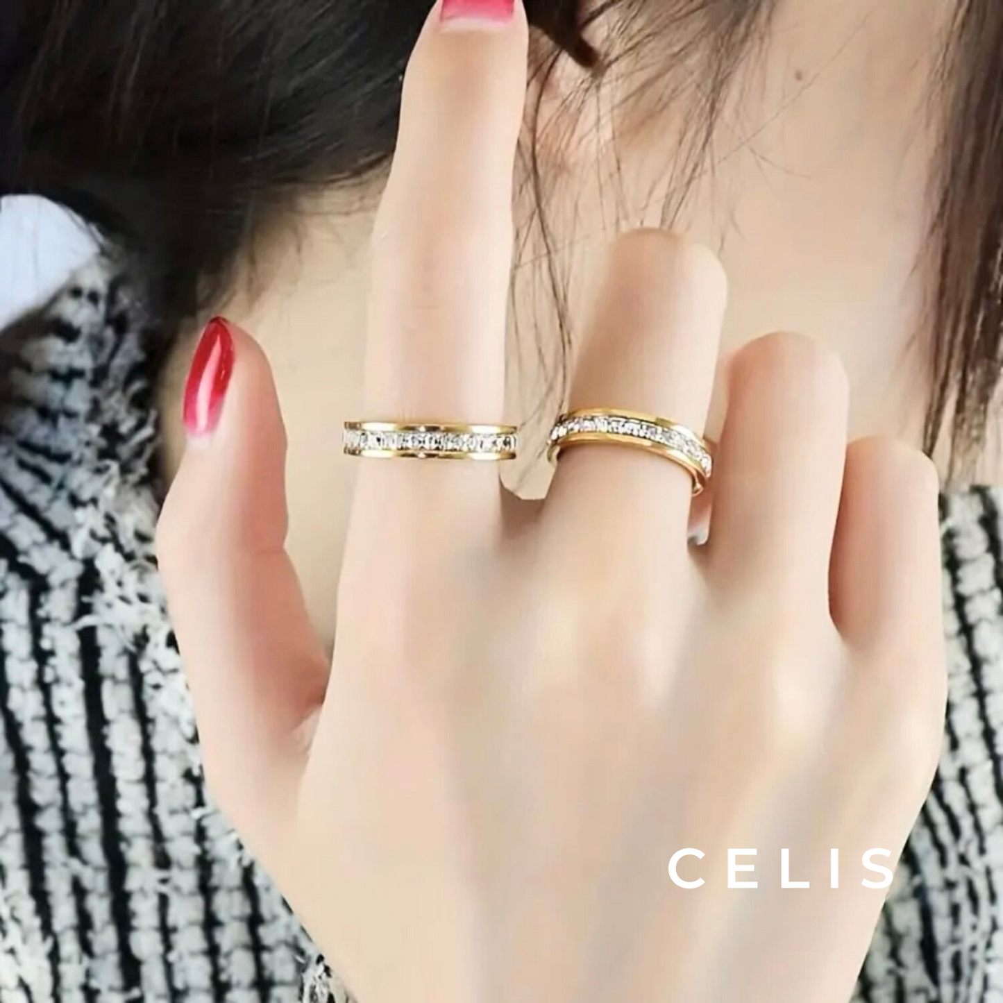 【Limited Item】 Square Zirconia Ring