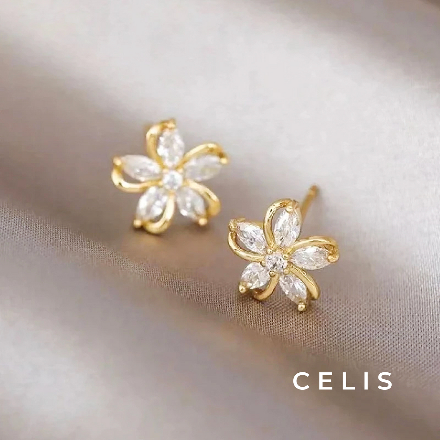 Shining Flower Earrings