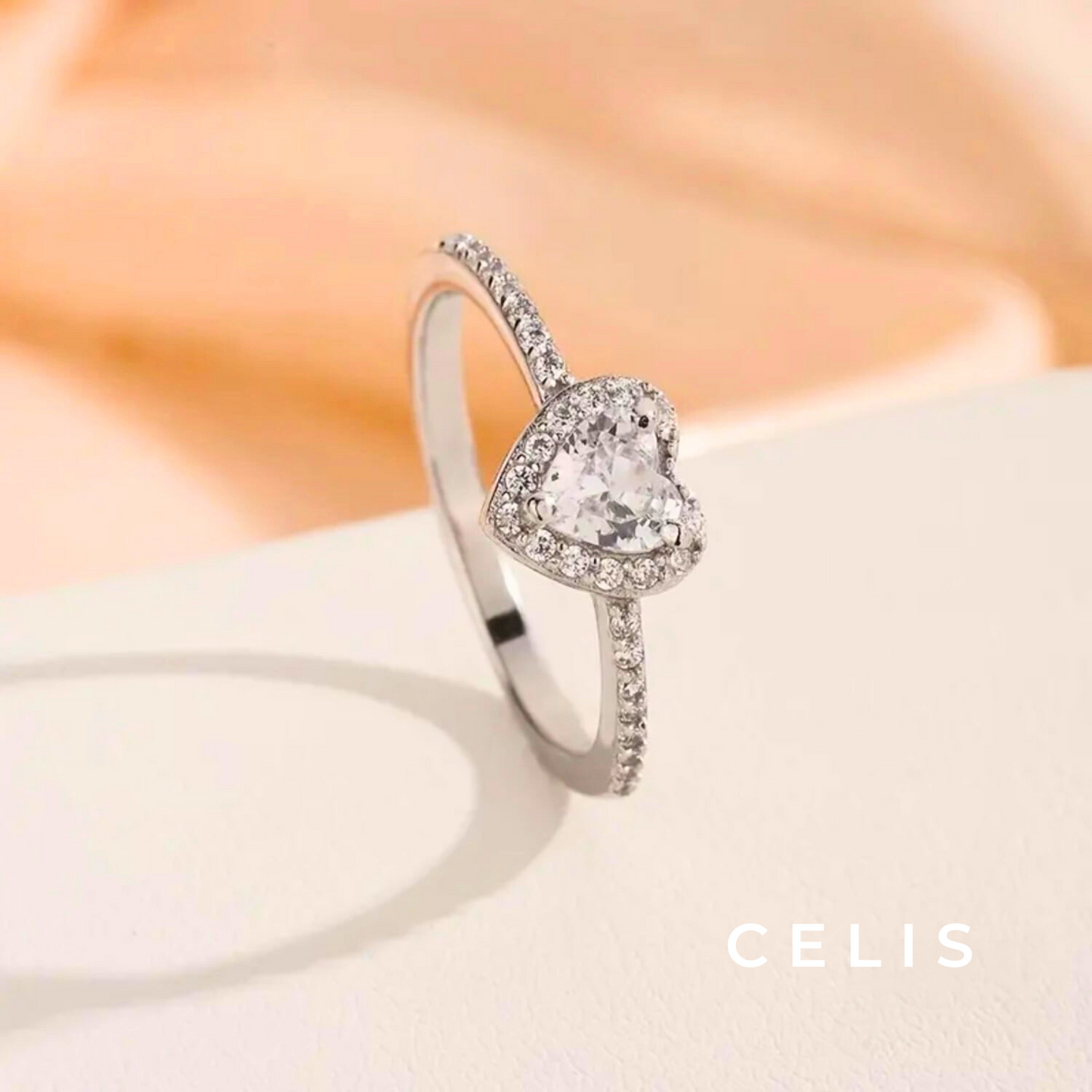 【Limited Item】 Heart Zirconia Ring