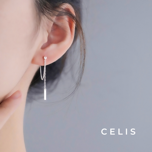 Long Chain Tassel Earrings