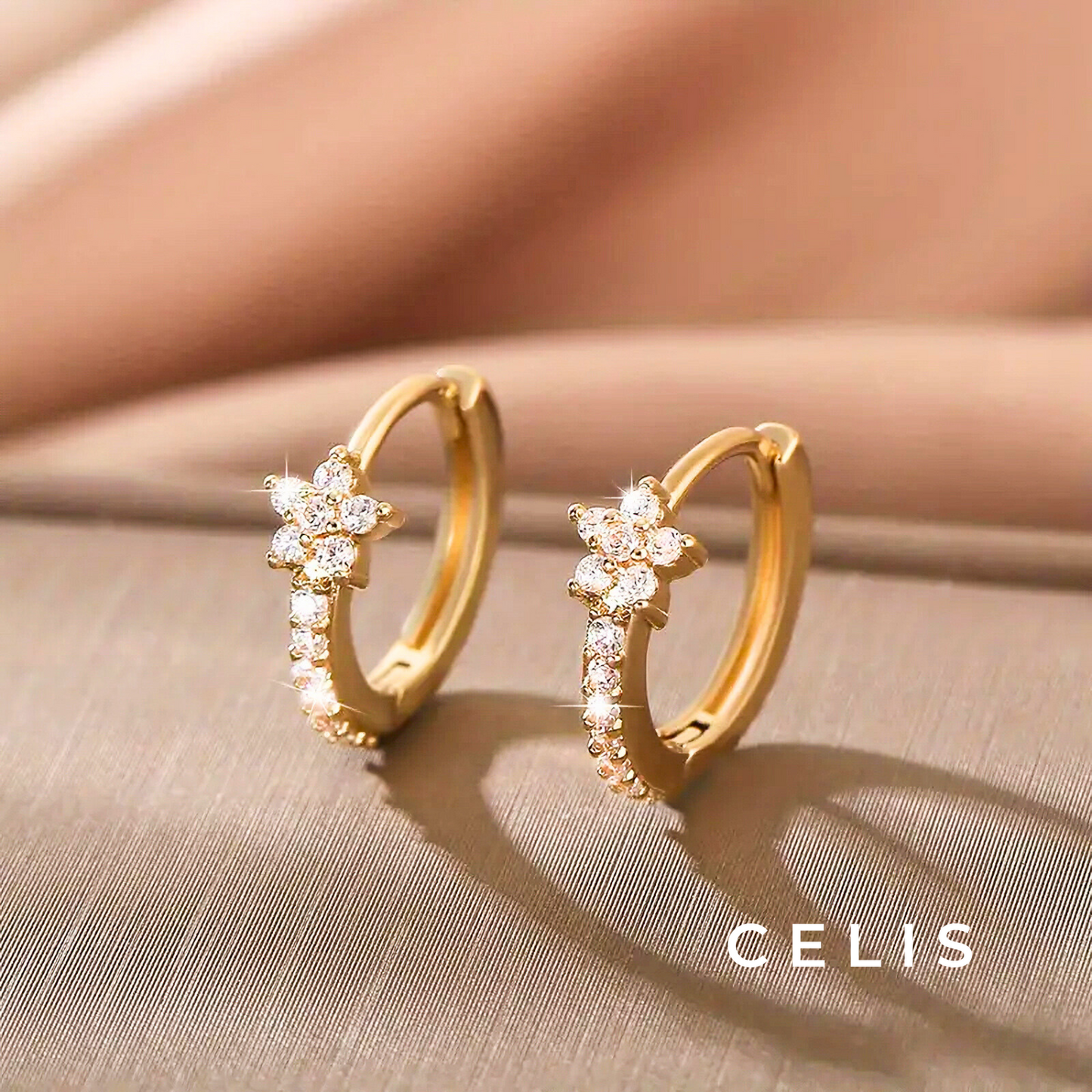 Elegant Flower Earrings