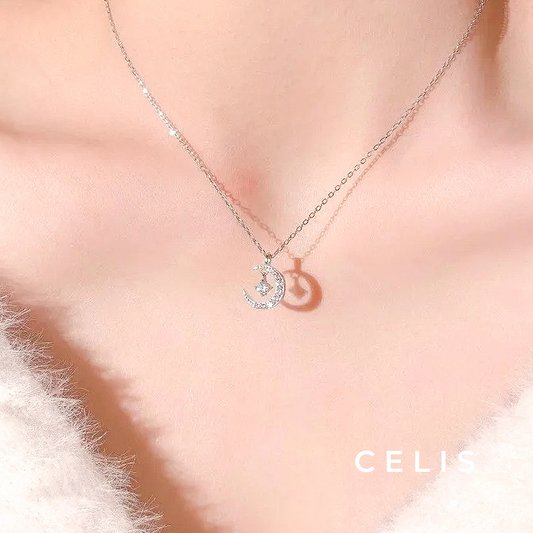 Moon Zirconia Necklace