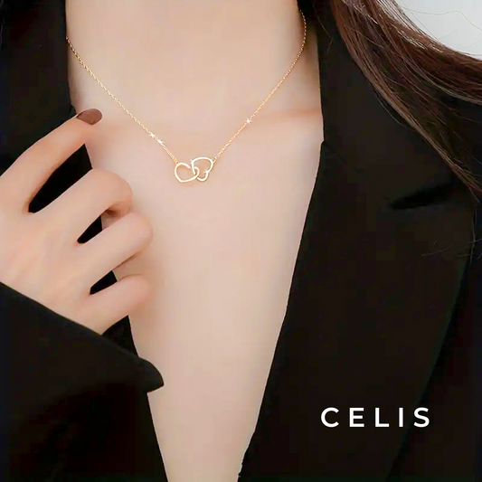 Double Heart Necklace