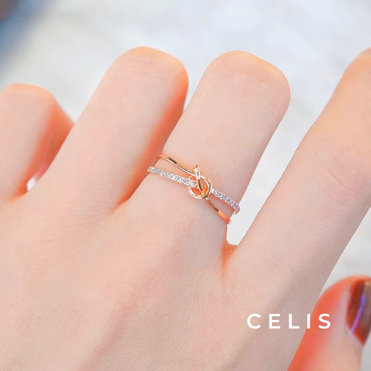 Knot Zirconia Ring