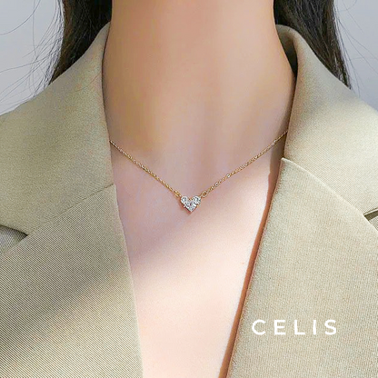 Zirconia Heart Necklace