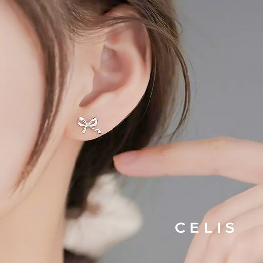 Minimal Ribbon Earrings