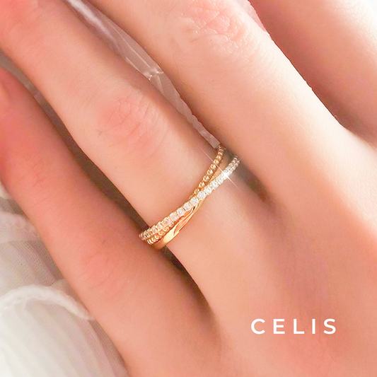 Radiant Twin Zirconia Ring