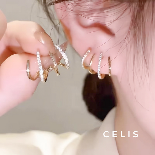 Crystal Twist Earrings