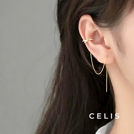 Thread Chain Earrings