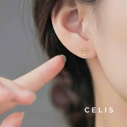 Sparkle Heart Earrings