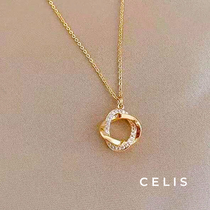 【Limited Item】 Twisted Zirconia Necklace