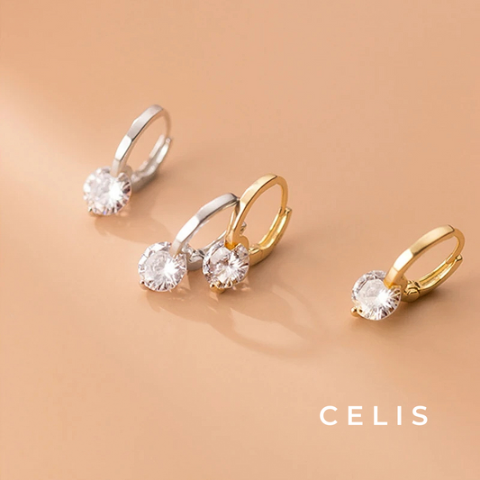 Zirconia Mini Hoop Earrings