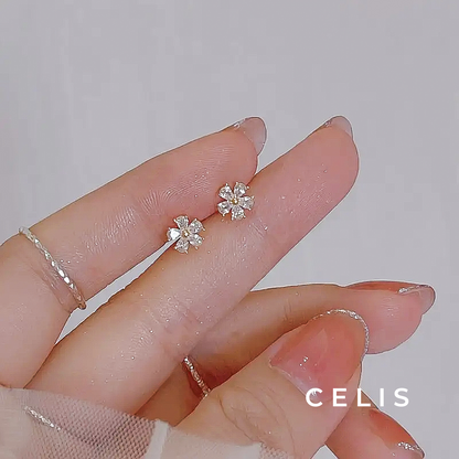 Flower Zirconia Earrings