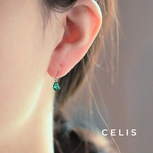 Emerald Zircon Earrings