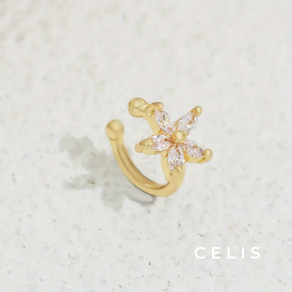【Limited Item】 Flower Zirconia Ear Cuff