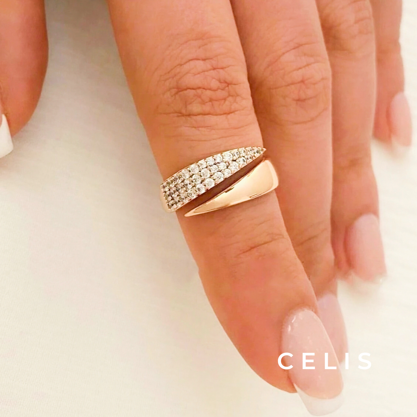 Feminine Zirconia Ring