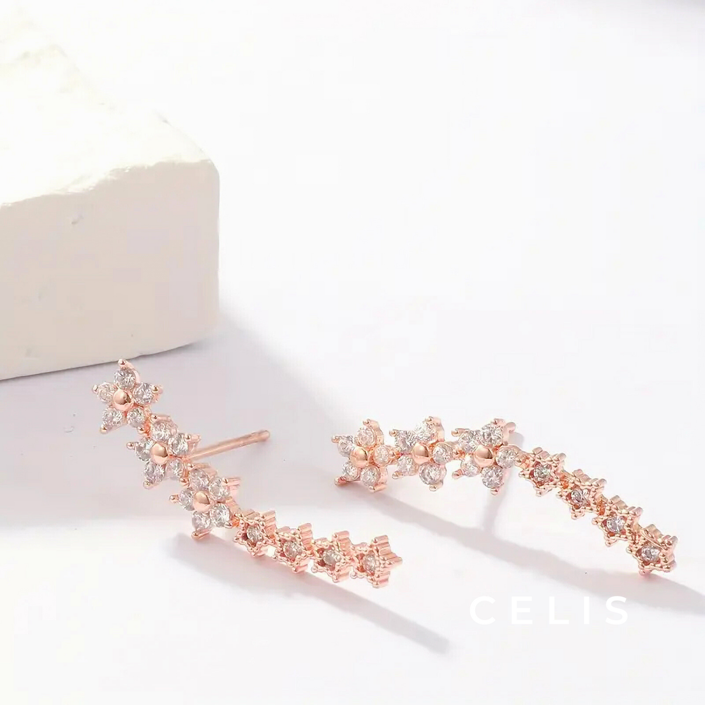 Shining Flower Trail Earrings