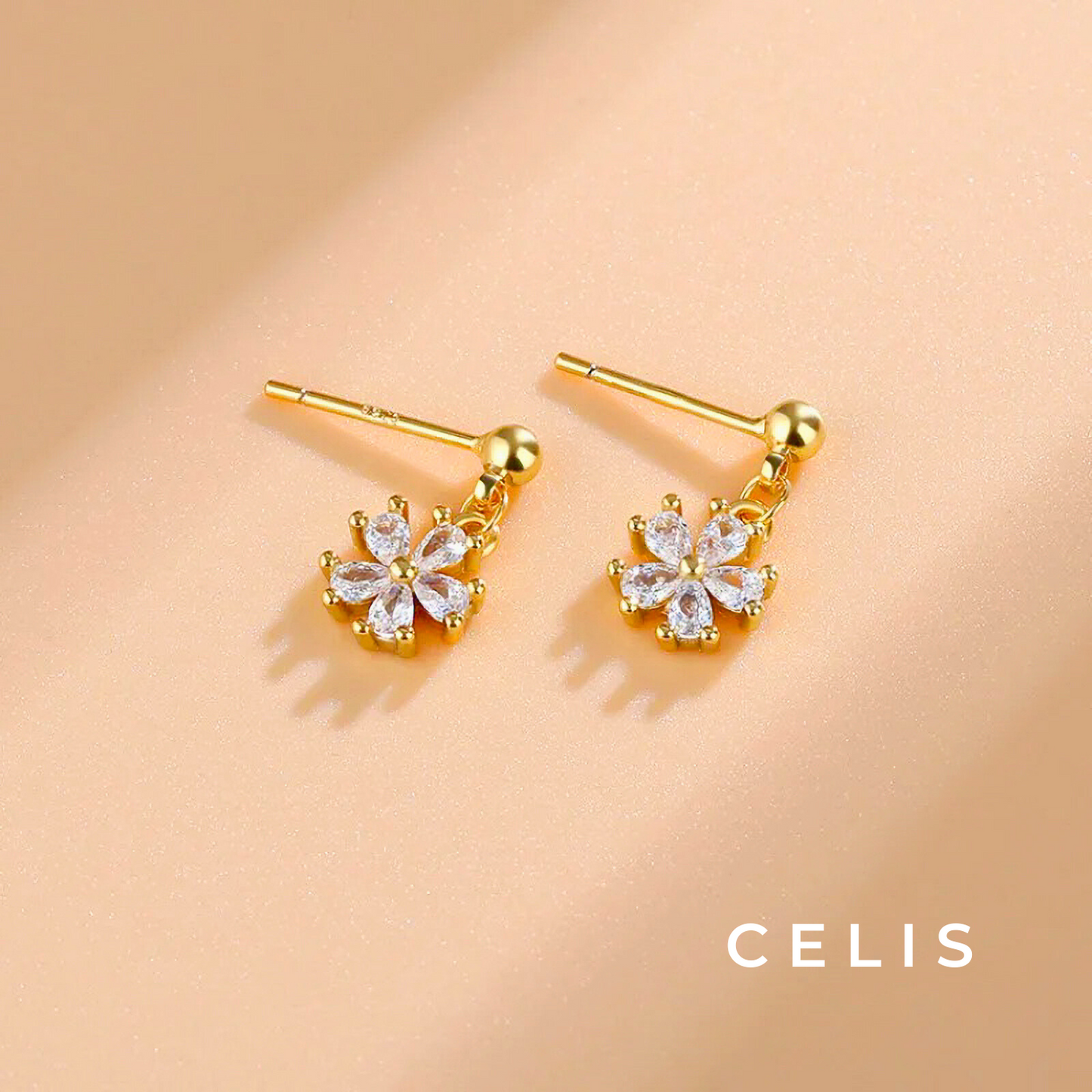 【Limited Item】 Brilliant Flower Earrings