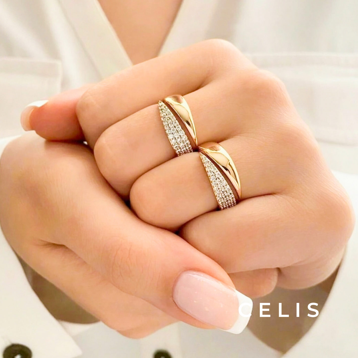 Feminine Zirconia Ring