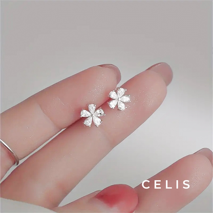 Flower Zirconia Earrings