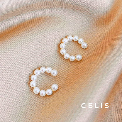 Minimal Pearl Ear Cuff