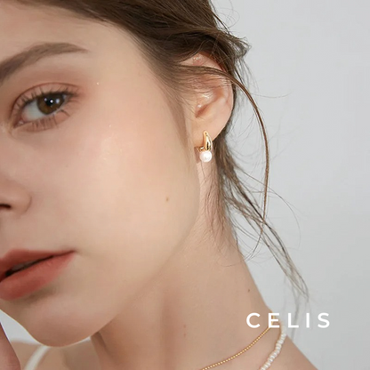 Simple Pearl Earrings