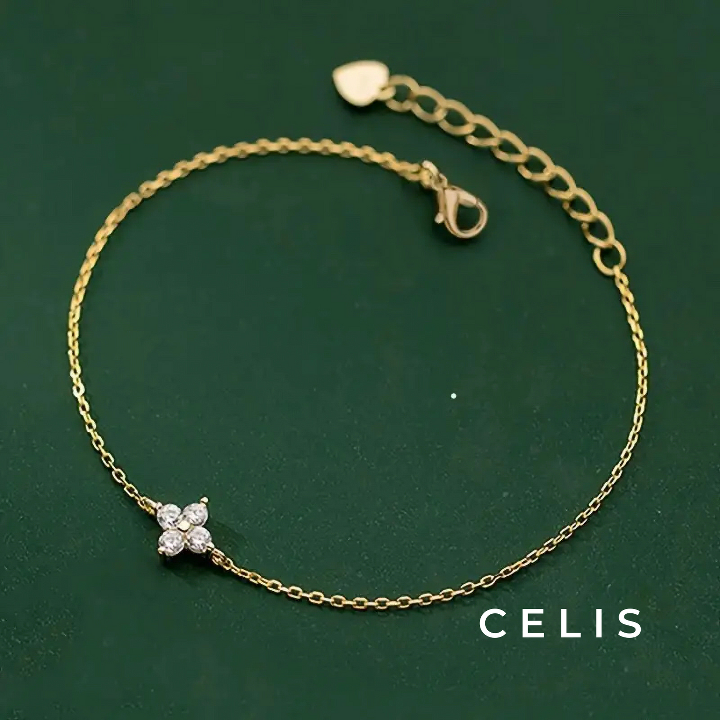 Shiny Flower Bracelet