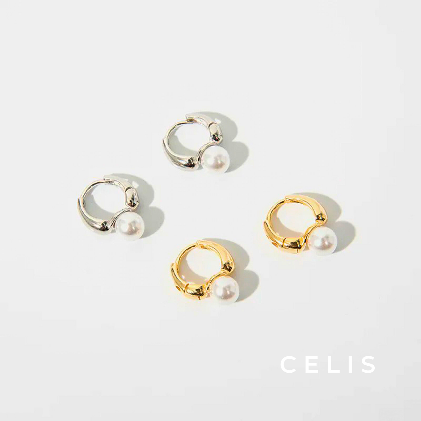 Simple Pearl Earrings