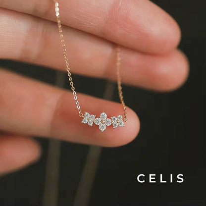 【Limited Item】 Floral Zirconia Necklace