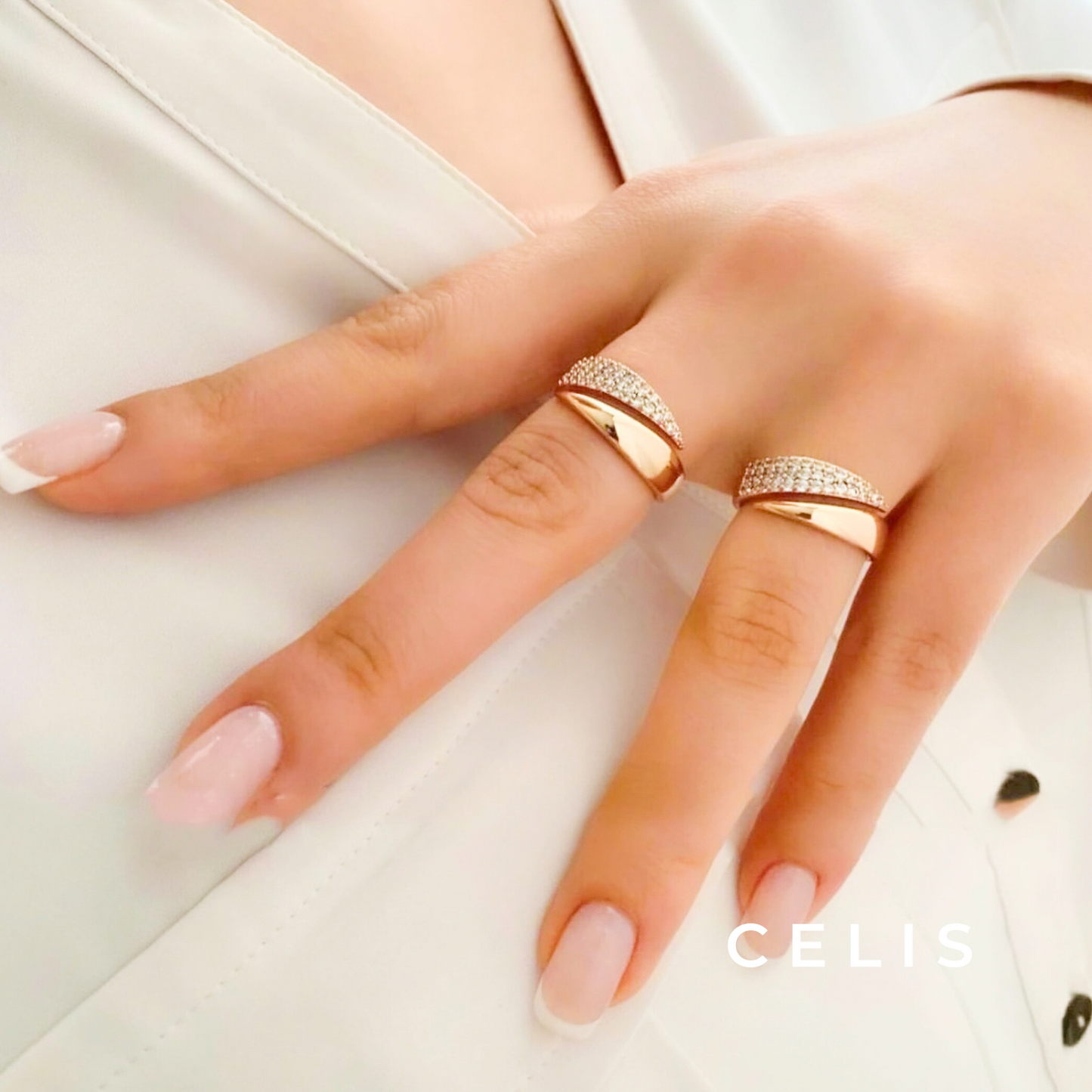 Feminine Zirconia Ring