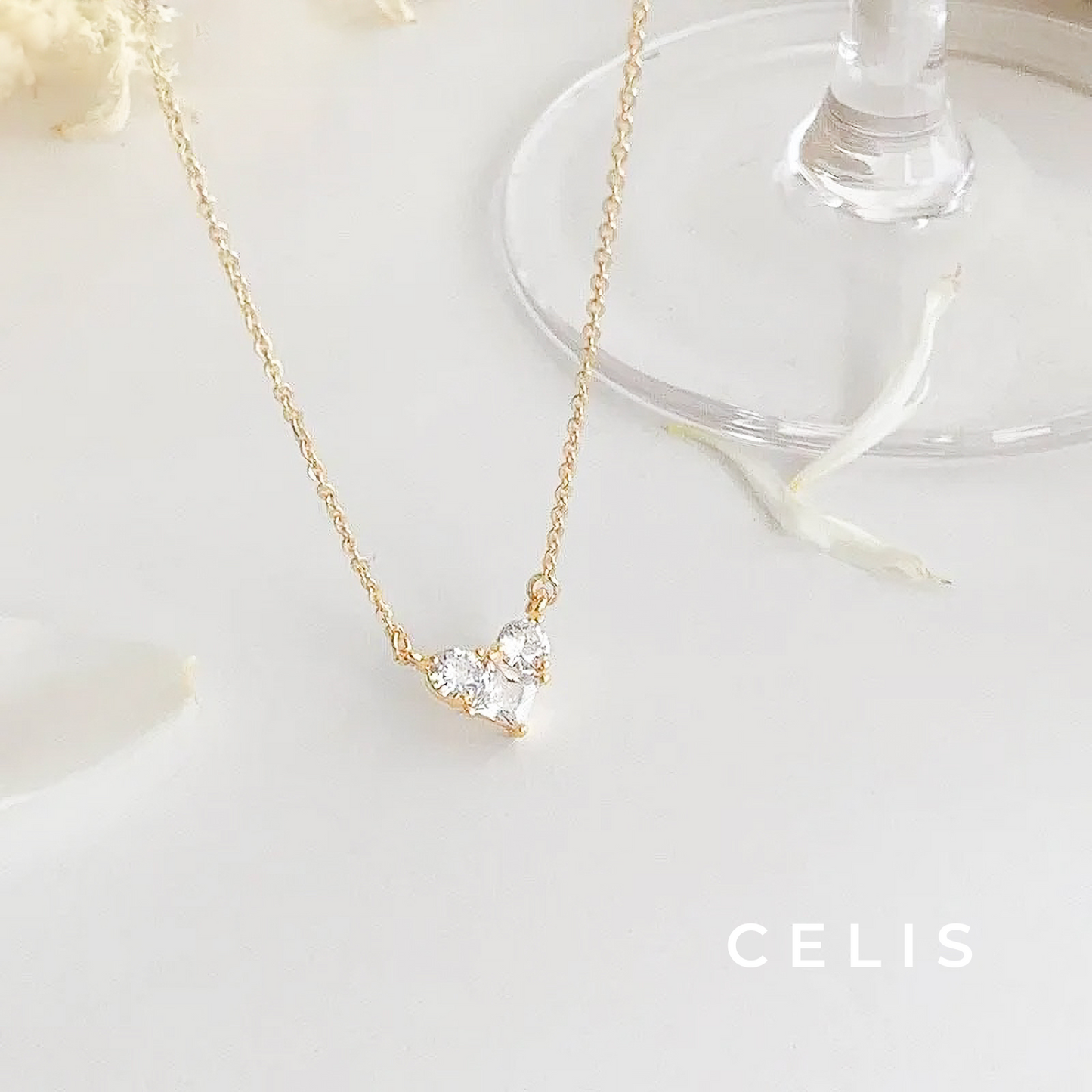 Zirconia Heart Necklace