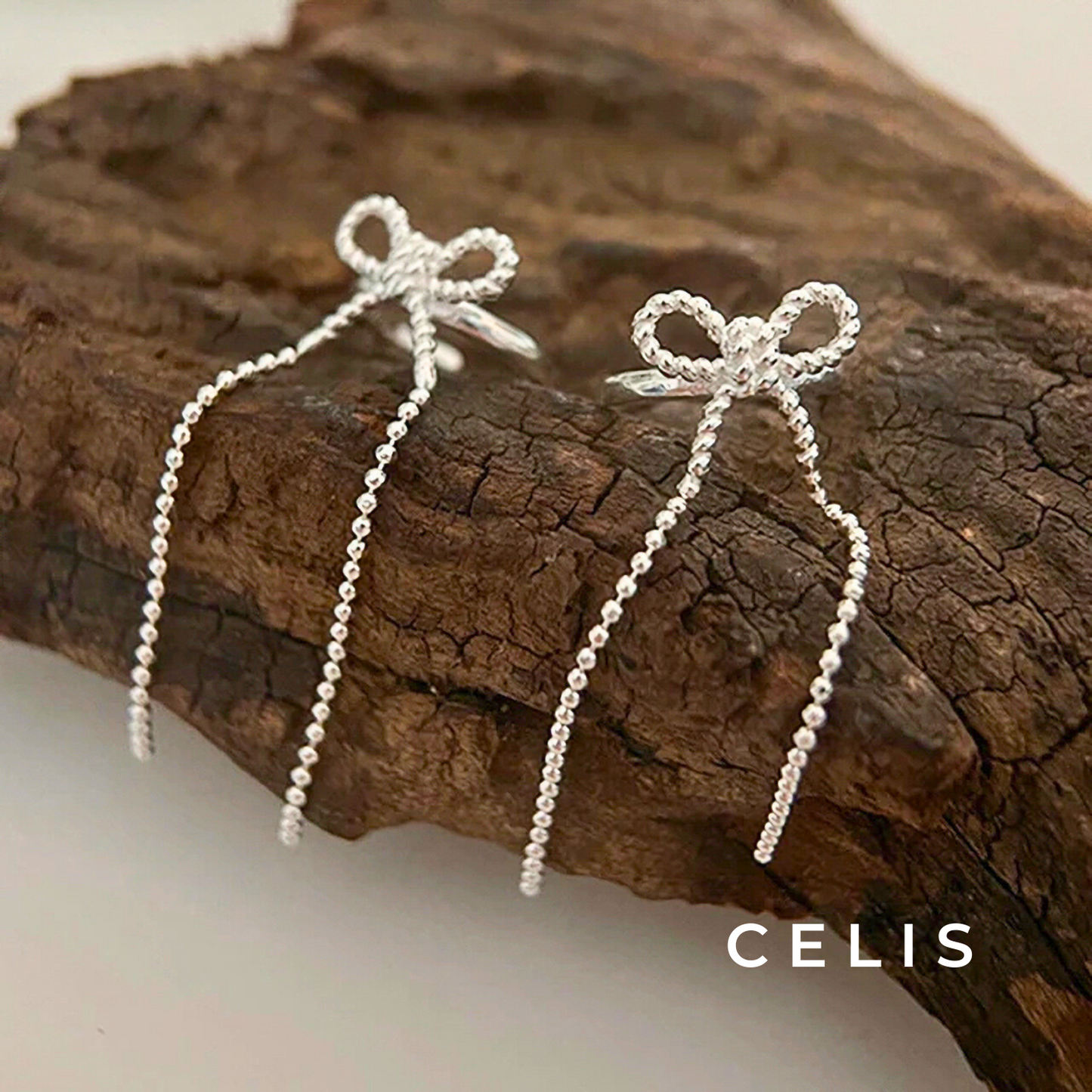 Ribbon Tassel Ear Cuff