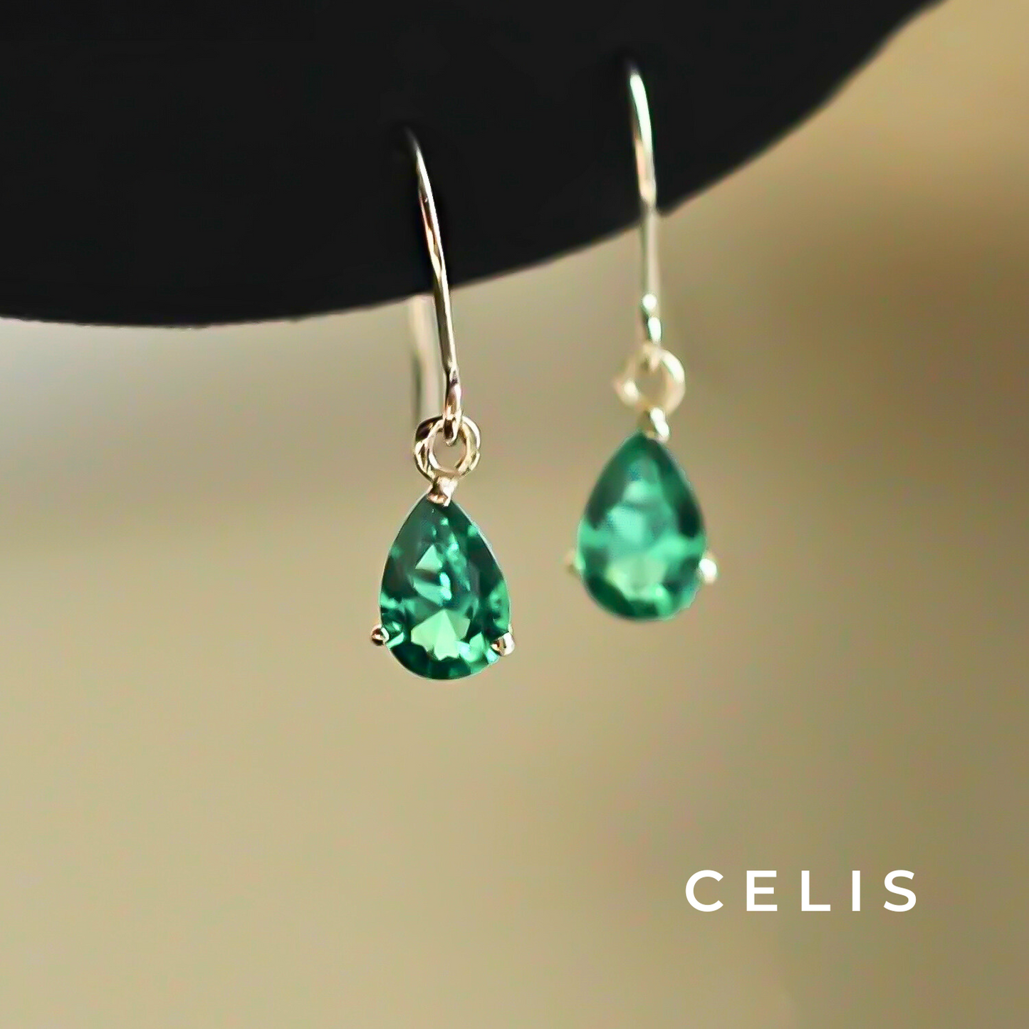 Emerald Zircon Earrings