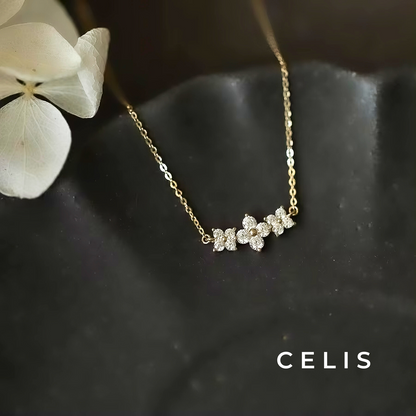 【Limited Item】 Floral Zirconia Necklace