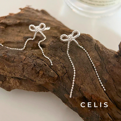 Ribbon Tassel Ear Cuff