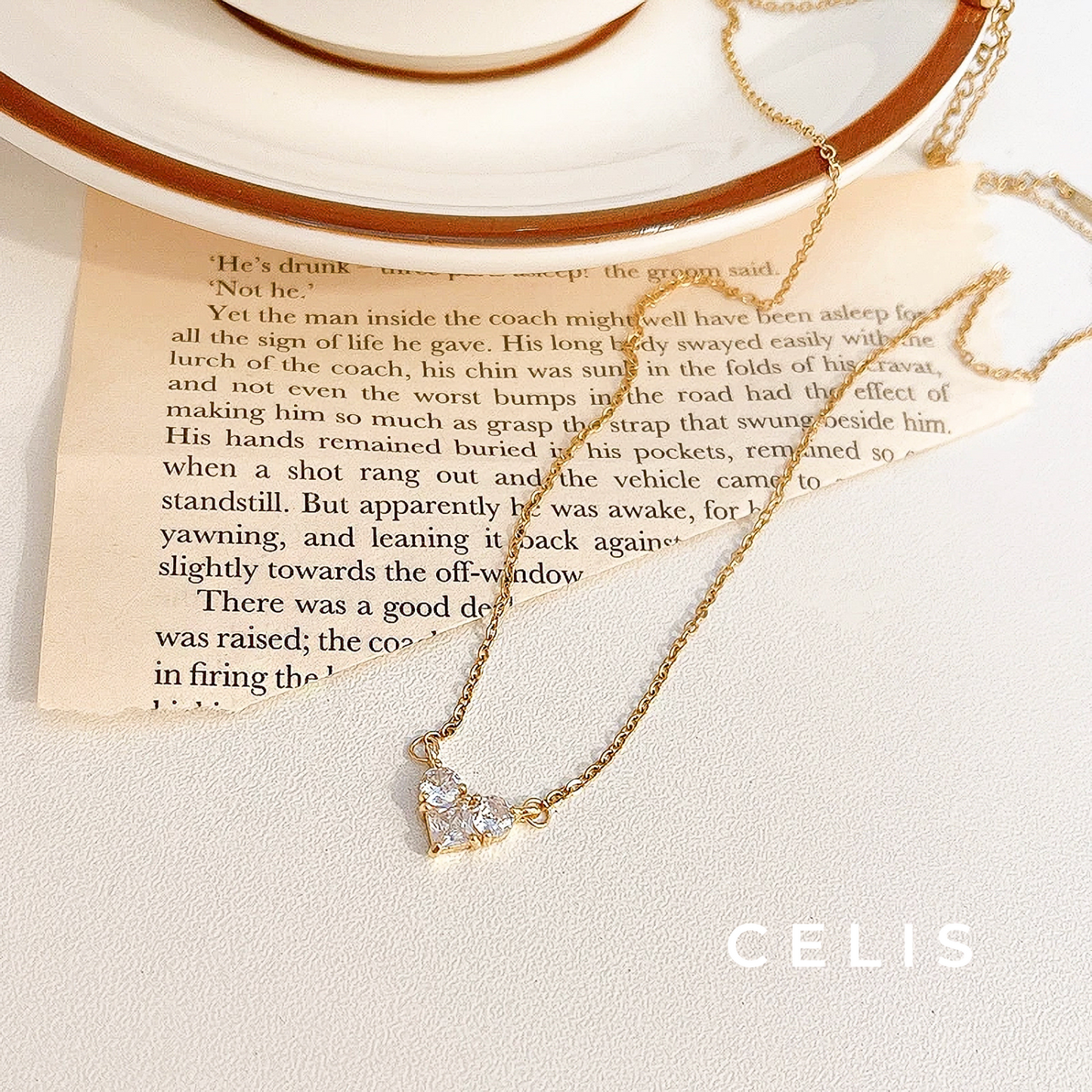 Zirconia Heart Necklace